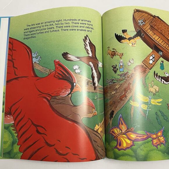 Vintage 1993 Noah and the Ark Childrens Bible Classics Hardcover - Picture 5 of 8